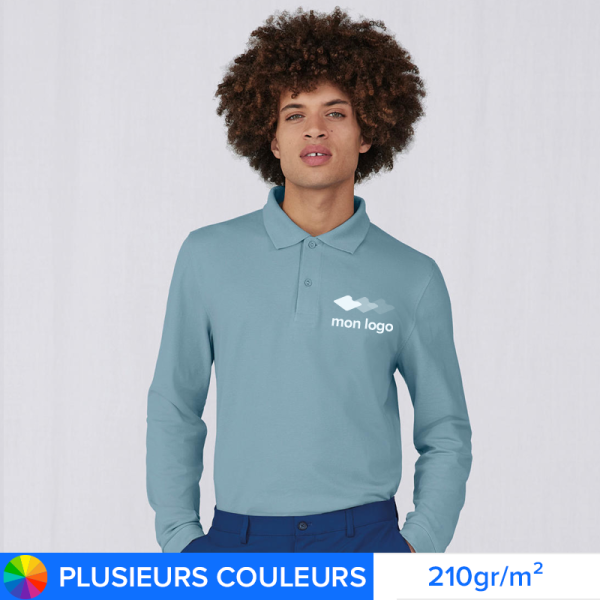 Polo Publicitaire PREMIUM manches longues